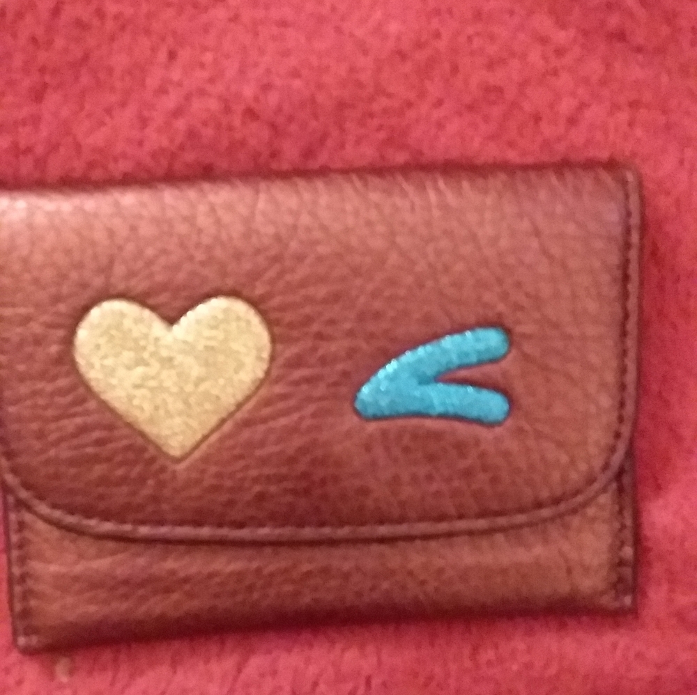 Coach snap flap cardholder